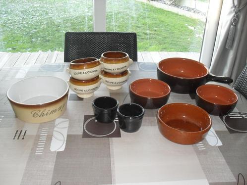 ensemble de plats en terre cuite, Huis en Inrichting, Keuken | Servies, Gebruikt, Ophalen