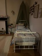Eenpersoons bed new york, Huis en Inrichting, Slaapkamer | Bedden, Ophalen, 90 cm, Eenpersoons, Wit