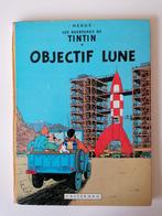 Tintin - Objectif Lune - B35 de 1964, Gelezen, Ophalen of Verzenden, Eén stripboek, Hergé