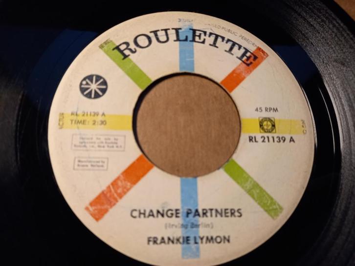 Frankie Lymon ‎– Change Partners / So Young (And So In Love), Cd's en Dvd's, Vinyl Singles, Gebruikt, Single, Pop, 7 inch, Ophalen of Verzenden