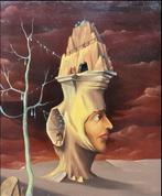 Huile sur panneau Le prisonnier signe Carl prevot, Antiek en Kunst, Ophalen of Verzenden