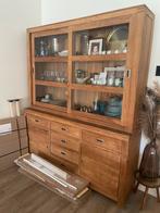 Vitrine kast in exotisch hout, Huis en Inrichting, Kasten | Buffetkasten, Ophalen, Zo goed als nieuw