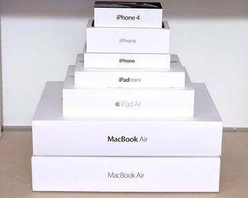 Lot de boîtes Apple iPad/iPhone/MacBook Air (vides) beschikbaar voor biedingen