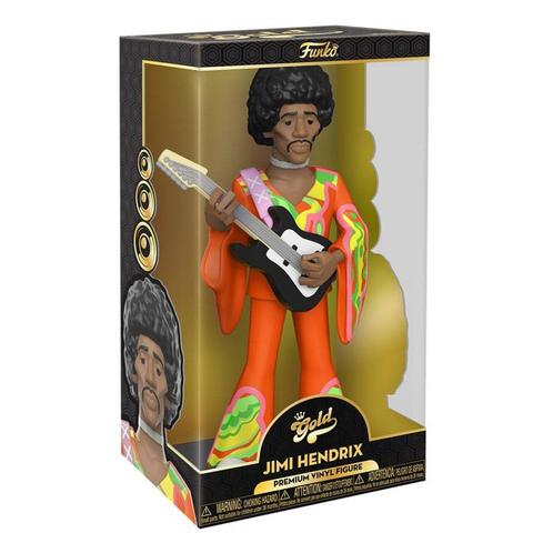 Jimi Hendrix Figurine Vinyle Doré 30 cm, Collections, Musique, Artistes & Célébrités, Neuf, Poupée, Figurine ou Miniature, Enlèvement ou Envoi