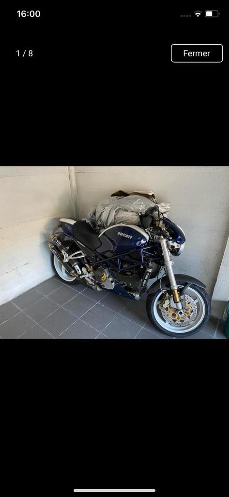 DUCATI MONSTRO S4R 110cv Uitlaat TERMIGNONI conditie, Motoren, Motoren | Ducati, Particulier, Super Sport, meer dan 35 kW, 2 cilinders