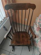 Oude schommel stoel, Ophalen, Gebruikt, Hout