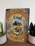 Panneau d'affichage en métal Tripel Karmeliet, Enlèvement ou Envoi, Neuf, Panneau, Plaque ou Plaquette publicitaire