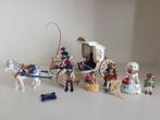 Calèche de princesse Playmobil avec de nombreux accessoires, Comme neuf, Ensemble complet, Enlèvement ou Envoi