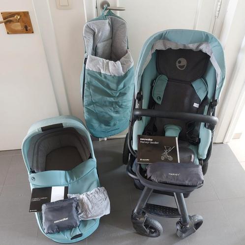 Easywalker Harvey2 Koraalgroen, Kinderen en Baby's, Kinderwagens en Combinaties, Gebruikt, Kinderwagen, Overige merken, Met reiswieg
