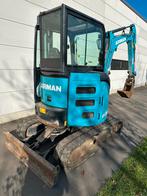 Airman 2.6 ton pinigraver in prima staat, Zakelijke goederen, Machines en Bouw | Kranen en Graafmachines, Ophalen, Graafmachine