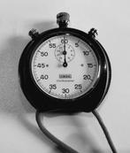 Leonidas Heuer Trackmaster vintage stopwatch, Handtassen en Accessoires, Horloges | Antiek, Overige merken, Overige materialen