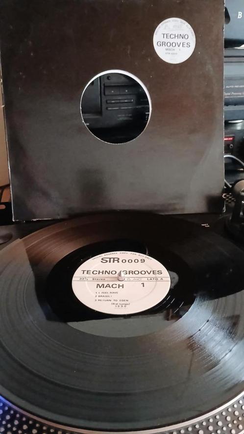 Techno Grooves – Mach 1 (12" VINYL), Cd's en Dvd's, Vinyl | Dance en House, Gebruikt, Techno of Trance, 12 inch, Ophalen of Verzenden
