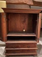 Teak houten TV-kast, Ophalen, Gebruikt, 100 tot 150 cm, Teakhout