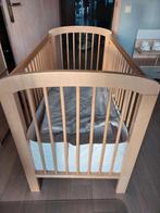 Babybedje met matras en toebehoren, Kinderen en Baby's, Kinderkamer | Bedden, Zo goed als nieuw, Minder dan 140 cm, Minder dan 70 cm