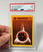 1999 POKEMON DUTCH #97 FIGHTING ENERGIE 1ST EDITION Energy, Ophalen of Verzenden, Zo goed als nieuw, Losse kaart, Foil