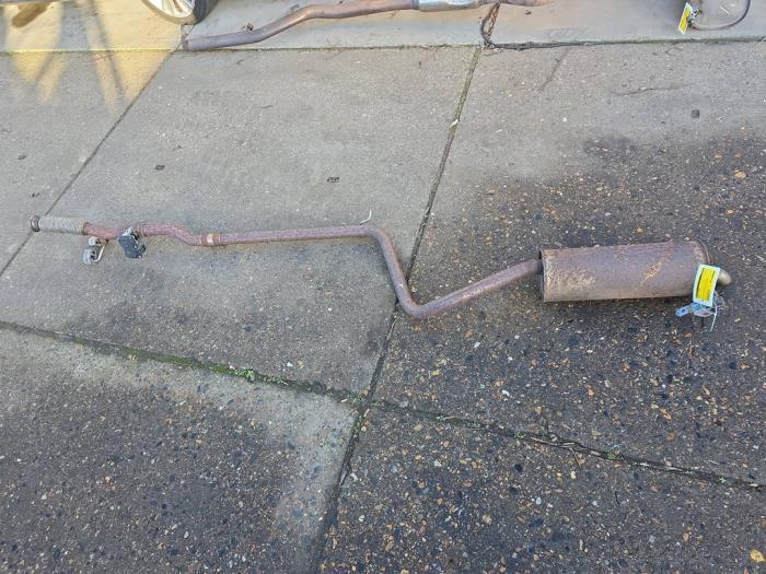 Echappement (complet) d'un Volkswagen Polo, Autos : Pièces & Accessoires, Systèmes d'échappement, Volkswagen, Utilisé, 3 mois de garantie