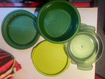 TUPPERWARE VAPEUR MICRO ONDE, Enlèvement, Comme neuf, Vert, Récipient ou Bol