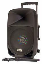 PARTY-12LED Mobiele box met Usb, Bt, Fm en Vhf Microfoon, Ophalen of Verzenden, Nieuw, Overige typen