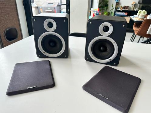 Artsound speakerset AS250.2 Wengé, Audio, Tv en Foto, Luidsprekerboxen, Gebruikt, Front, Rear of Stereo speakers, 120 watt of meer