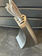 messenblok, Enlèvement, Comme neuf, Inox ou Chrome, Résiste au lave-vaisselle