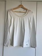 T-Shirt EDC met lange mouwen, Kleding | Dames, T-shirts, Wit, Ophalen of Verzenden, Zo goed als nieuw, Lange mouw