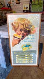 Oude reclame Blue Band, Verzamelen, Ophalen, Gebruikt, Reclamebord