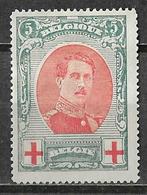 België OPC 132 Z.M. Koning Albert I *, Koninklijk huis, Ophalen of Verzenden, Postfris, Zonder gom