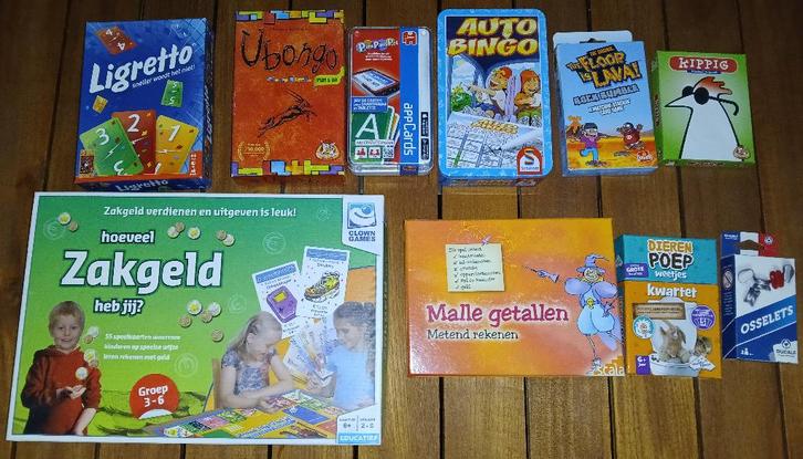 Diverse spellen, Hobby en Vrije tijd, Gezelschapsspellen | Bordspellen, Ophalen of Verzenden