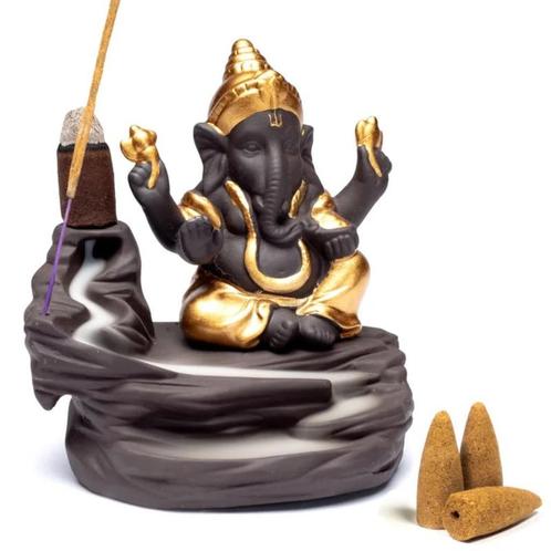 backflow wierookbrander ganesha, Antiek en Kunst, Antiek | Keramiek en Aardewerk, Ophalen of Verzenden