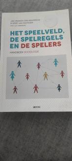 Het speelveld, de spelregels en de spelers, Ophalen of Verzenden, Nieuw, Hogeschool, Jan Vranken
