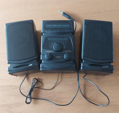 Mini radio set : mini-sound-2000, Audio, Tv en Foto, Radio's, Gebruikt, Radio, Ophalen of Verzenden