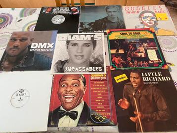 Set van 9 vintage vinylplaten — voor aanpassing/decoratie  beschikbaar voor biedingen