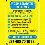 GSM Reparatie – Scherm & Batterij Vervangen (Student), Ophalen of Verzenden