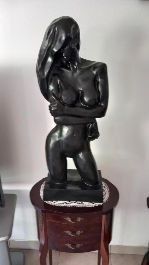 Beeld vrouw naakt ( zie omschrijving ), Antiek en Kunst, Kunst | Beelden en Houtsnijwerken, Ophalen