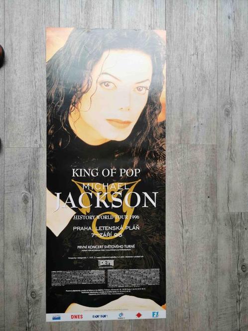 MICHAEL JACKSON - poster RARE - KING OF POP - PRAHA -1996, Collections, Posters & Affiches, Comme neuf, Musique, A1 jusqu'à A3