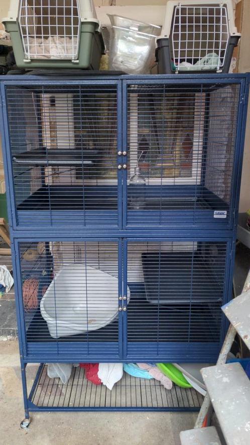 CAGE SAVIC SUITE ROYALE DOUBLE, Dieren en Toebehoren, Knaagdieren en Konijnen | Hokken en Kooien, Zo goed als nieuw, Kooi, 90 cm of meer