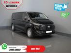 Ford Transit Custom 2.0 TDCI 150 pk Trend DC Dubbel Cabine B, Auto's, Parkeersensor, Zwart, Bedrijf, Ford