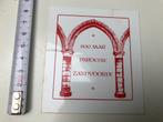 Sticker parochie Zandvoorde, Ophalen of Verzenden, Nieuw, Overige typen