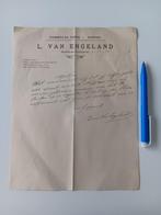 Oude brief L. Van Engeland Sint Katelijne Waver, Verzamelen, Overige Verzamelen, Ophalen of Verzenden, Gebruikt