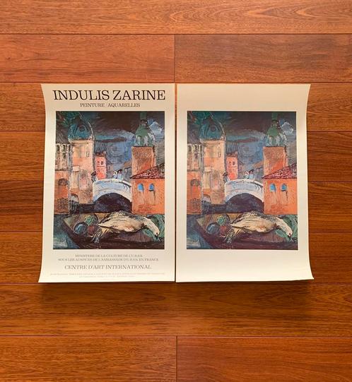 Lot 2 Affiches Vintage ZARINE, Collections, Posters & Affiches, Comme neuf