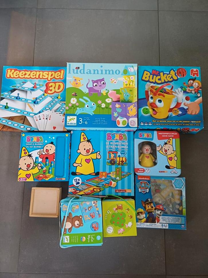 Gezelschapsspelletjes, Hobby en Vrije tijd, Gezelschapsspellen | Bordspellen, Gebruikt, Een of twee spelers, Drie of vier spelers