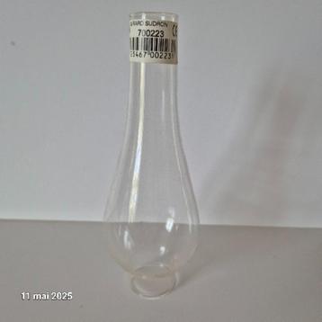 Vervangend glas voor kerosinelamp aan de muur, klein model, beschikbaar voor biedingen