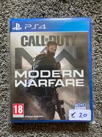 PS4 Call of Duty Modern Warfare (beschermingszakje), Games en Spelcomputers, Games | Sony PlayStation 4, Ophalen of Verzenden