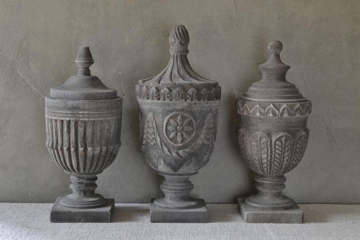 Houten kelk met deksel Luksa Home Collection, Huis en Inrichting, Woonaccessoires | Vazen, Nieuw, Overige kleuren, Minder dan 50 cm