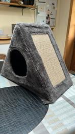 Kattenhuisje met krabplank, Dieren en Toebehoren, Ophalen, Gebruikt