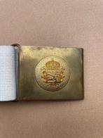 Ceinture uniforme militaire Grand Duché Luxembourg, Ophalen of Verzenden
