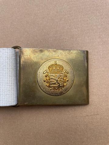 Ceinture uniforme militaire Grand Duché Luxembourg  beschikbaar voor biedingen