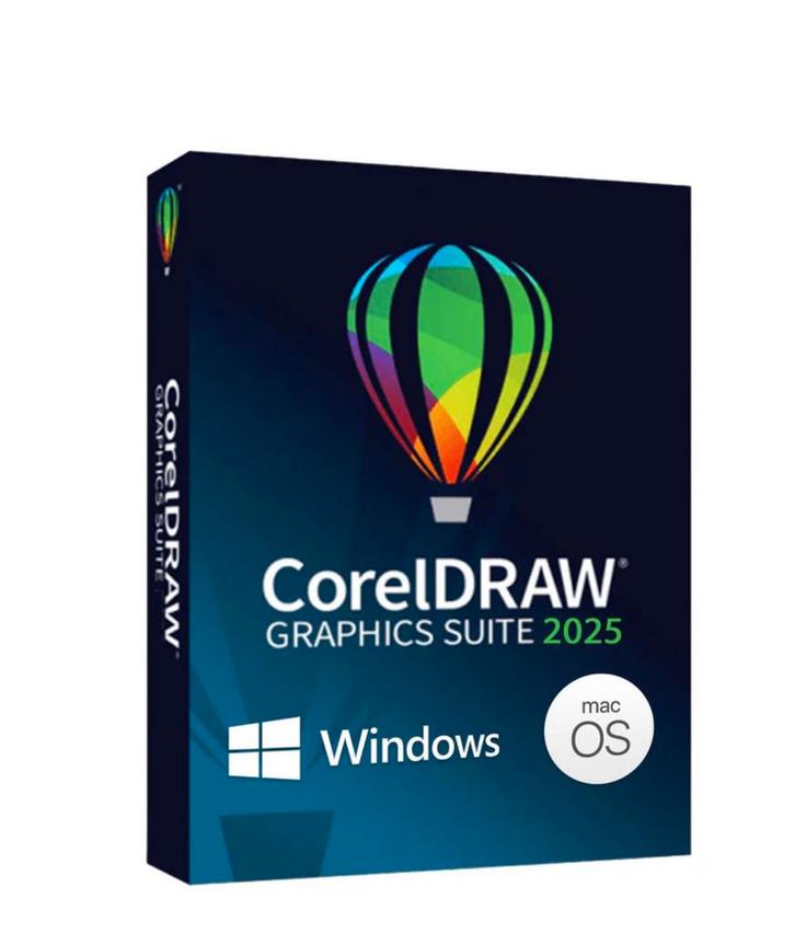 Coreldraw 2025 versie met permanente licentiecode, Informatique & Logiciels, Logiciel d'Édition, Comme neuf, Windows, Envoi