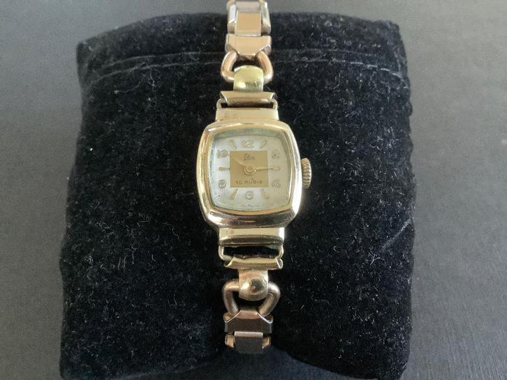 VINTAGE DAMES HORLOGE JAREN 50 MECHANISCH ., Handtassen en Accessoires, Horloges | Antiek, Polshorloge, Overige merken, Staal