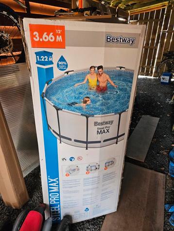 Bestway Steel Pro MAX - 3m66 - 1m22 diep beschikbaar voor biedingen